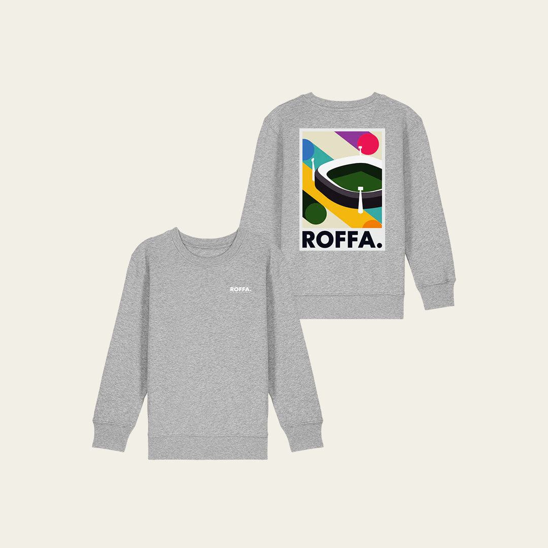 ROFFA. kinder sweater - de Kuip - 100% organisch katoen