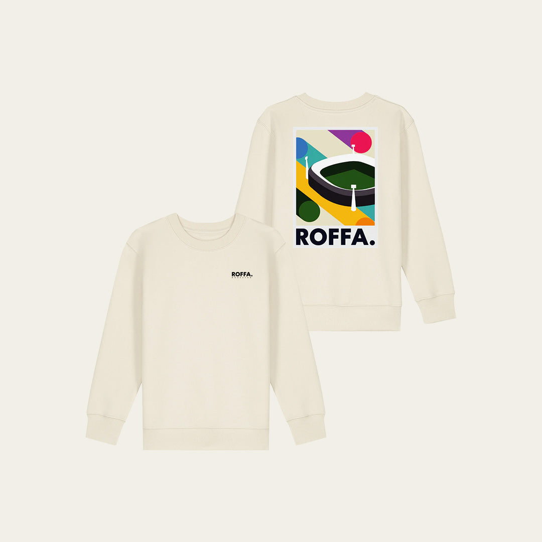 ROFFA. kinder sweater - de Kuip - 100% organisch katoen