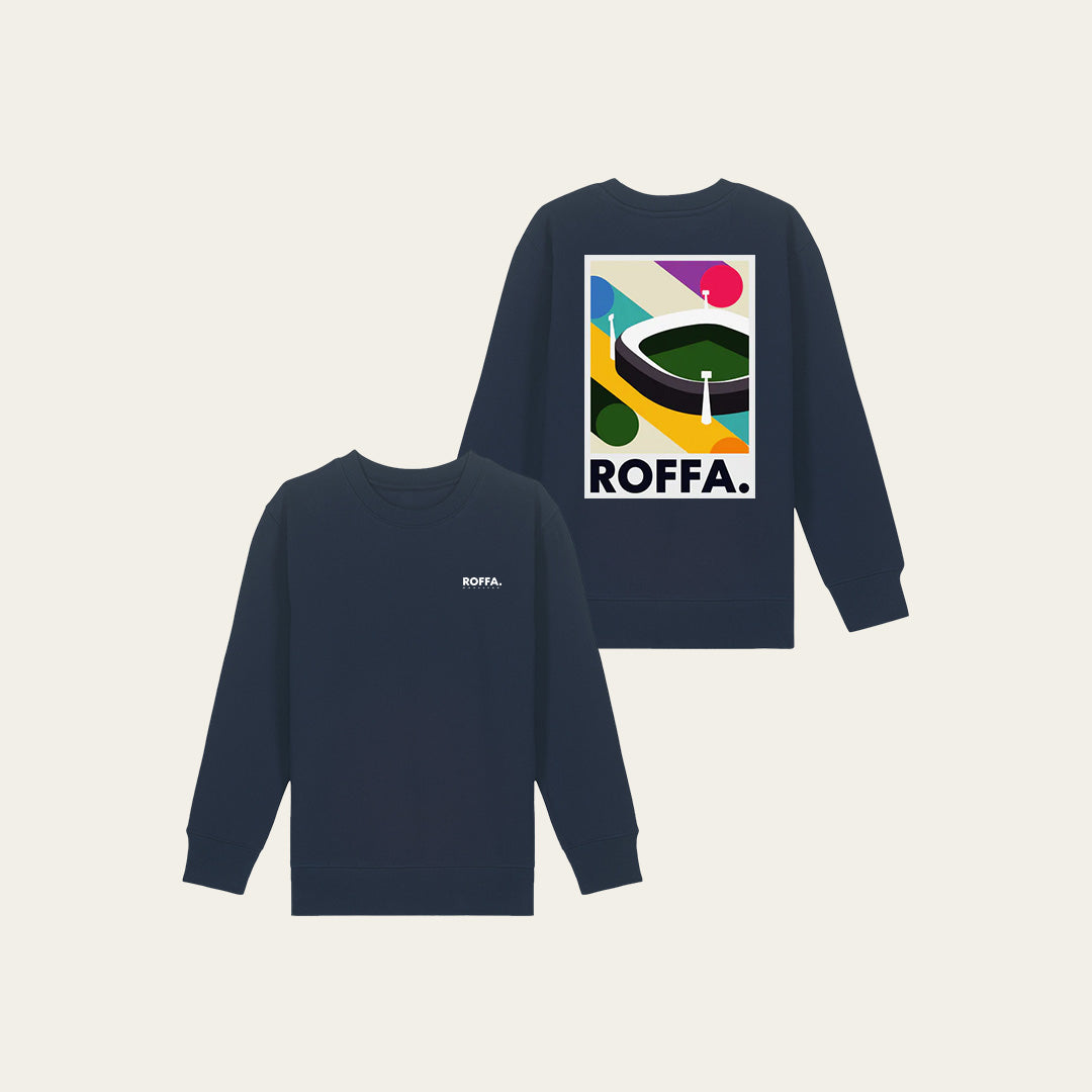ROFFA. kinder sweater - de Kuip - 100% organisch katoen