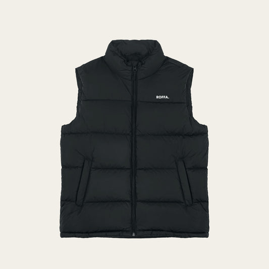 ROFFA. puffer bodywarmer - gerecycled polyester