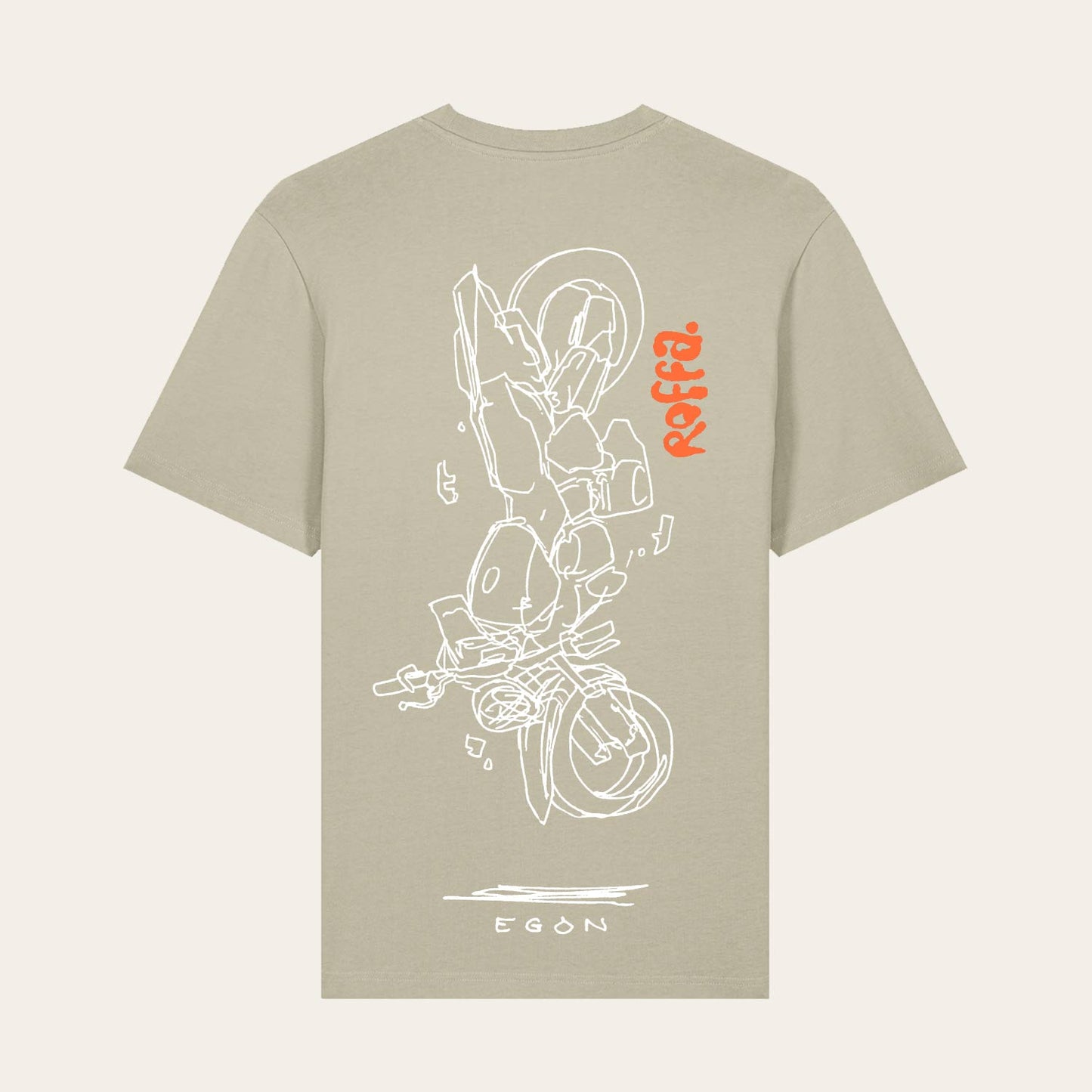 ROFFA. t-shirt comfort - ROFFA. x EGON - 100% organisch katoen