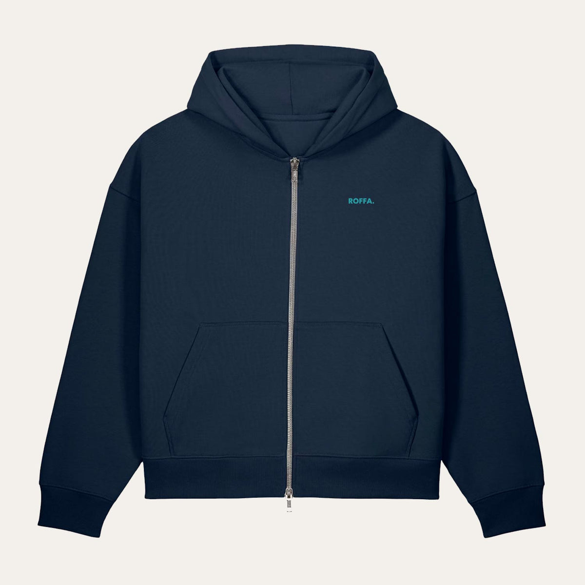 ROFFA. double zip boxy vest - RRRRR