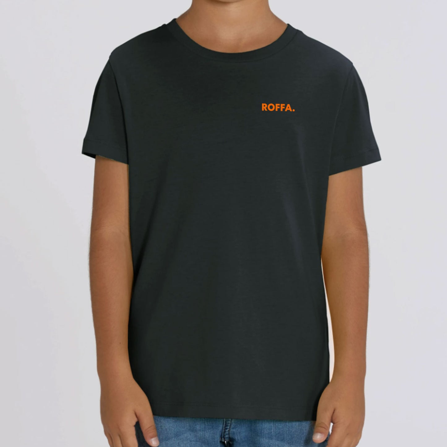 ROFFA. kinder t-shirt regular fit - City Orange - 100% organisch katoen