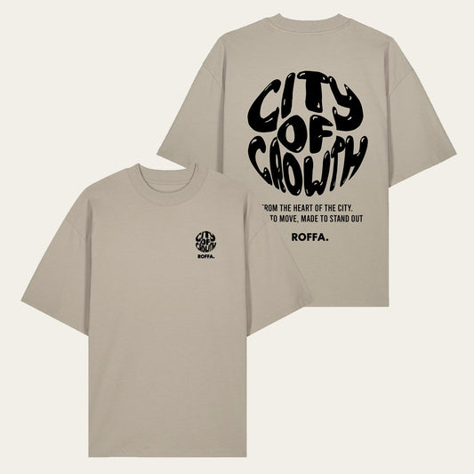 ROFFA. heavy oversized t-shirt - From the heart - 100% organisch katoen