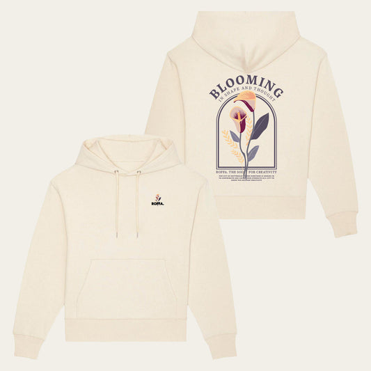 ROFFA. hoodie classic natuurlijk wit - Blooming - 100% organisch katoen