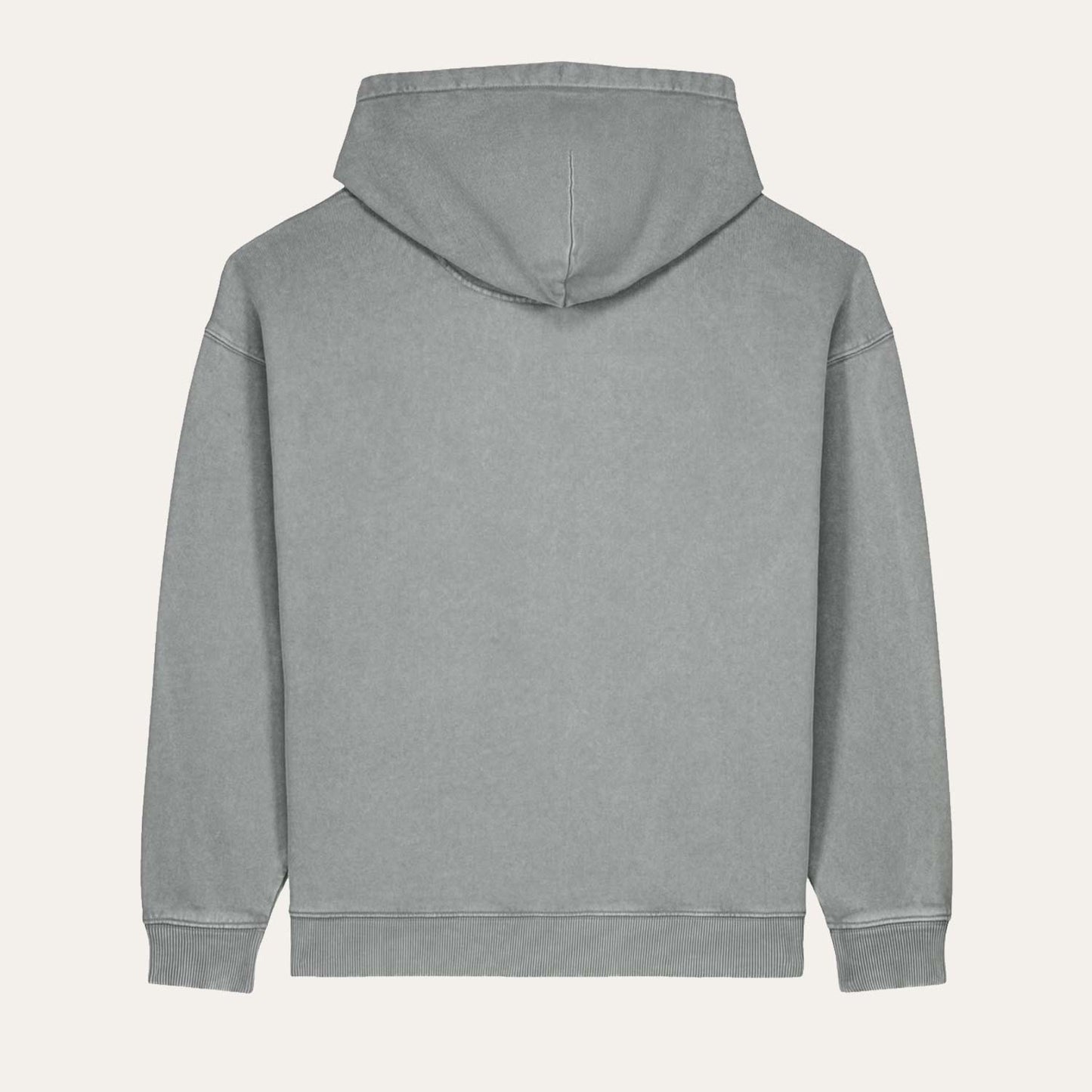 ROFFA. washed oversized hoodie Ash - Schuin wit