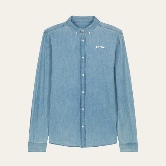 ROFFA. denim shirt - long sleeve - 100% organisch katoen