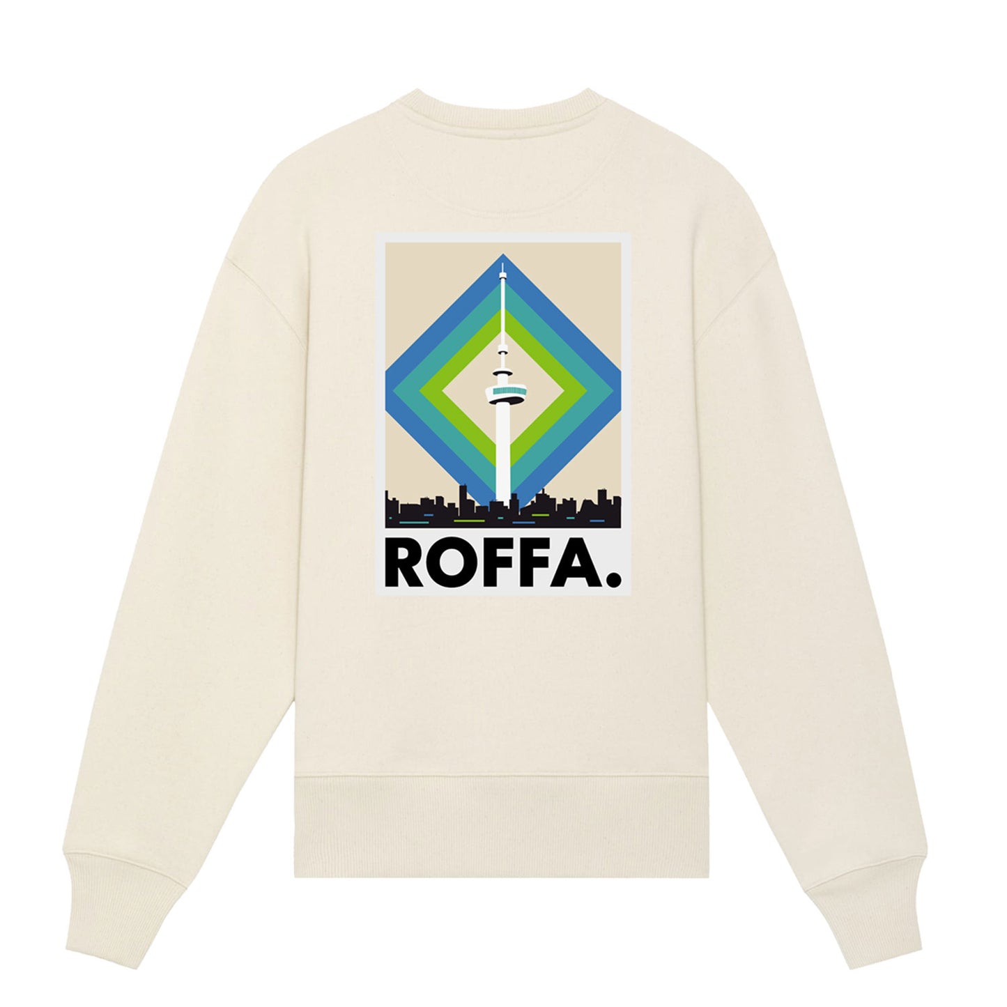 Witte trui met ROFFA. en euromast opdruk