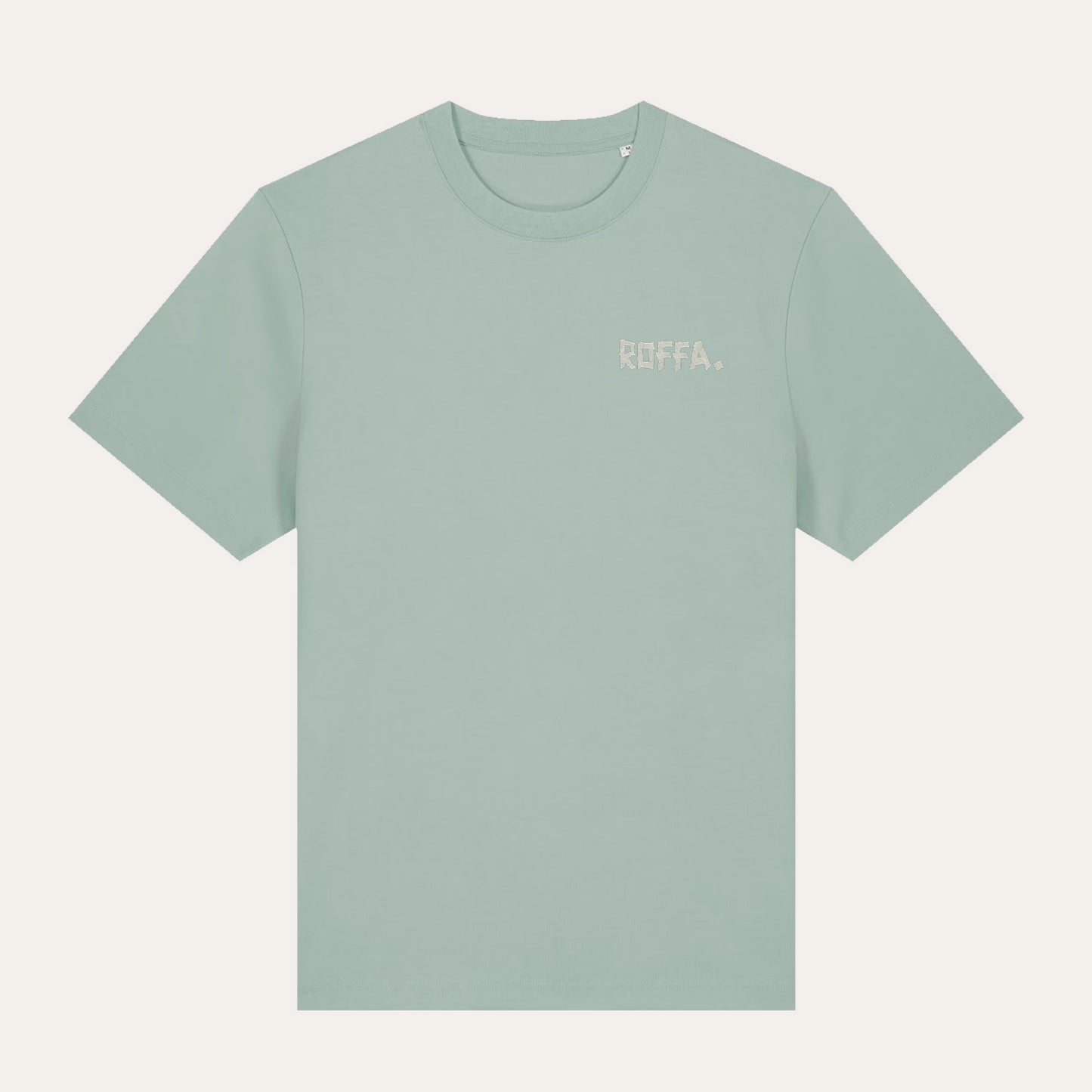 ROFFA. t-shirt comfort - We chase calm - 100% organisch katoen