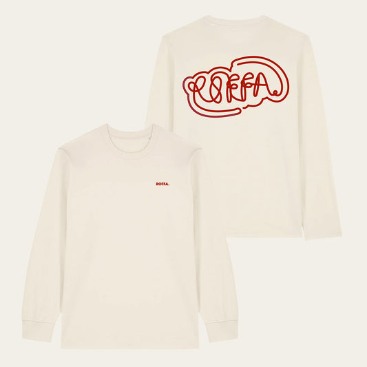 ROFFA. heavy t-shirt long sleeve oversized - One Liner