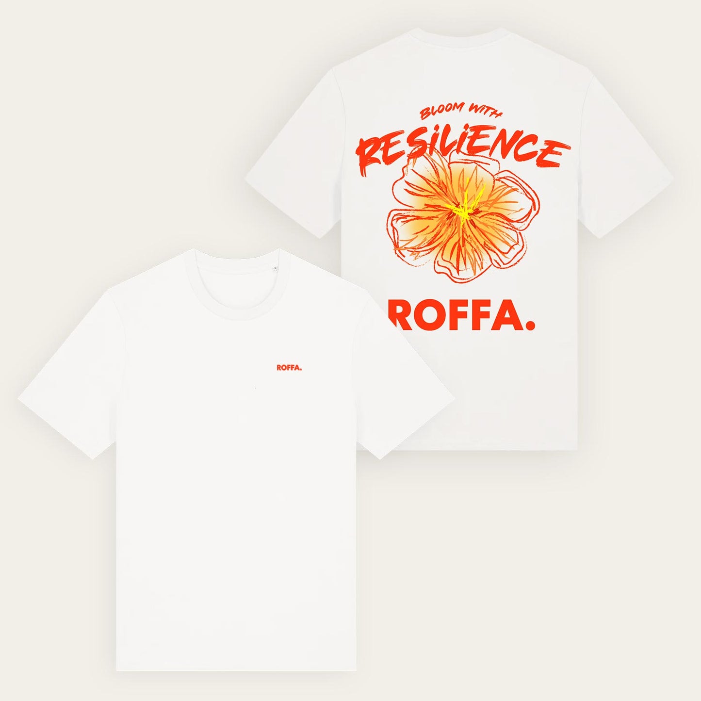 ROFFA. t-shirt regular - Resilience - 100% organisch katoen