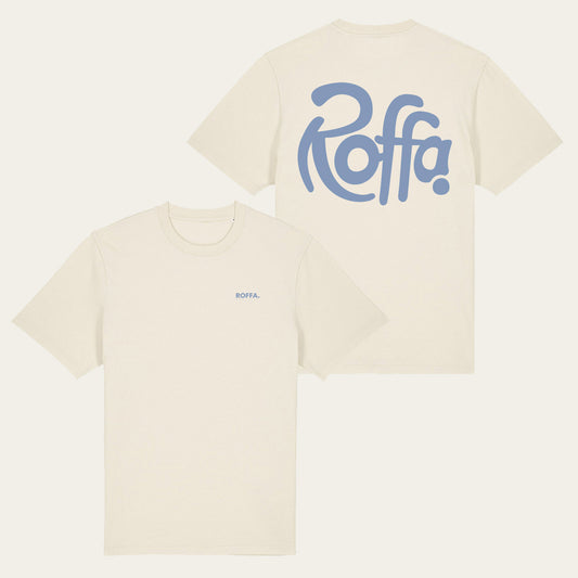 ROFFA. heavy t-shirt oversized - City Blue - 100% organisch katoen