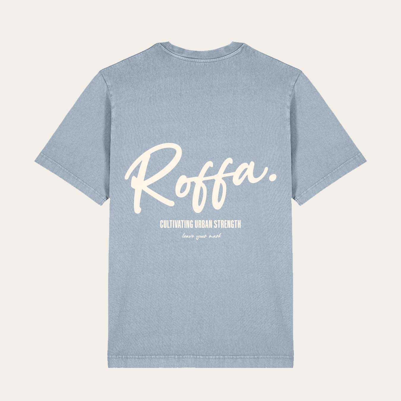ROFFA. washed oversized t-shirt - Urban strength - 100% organisch katoen