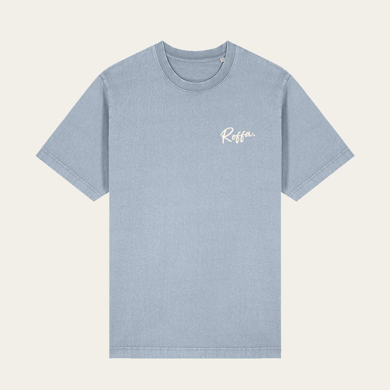 ROFFA. washed oversized t-shirt - Urban strength - 100% organisch katoen