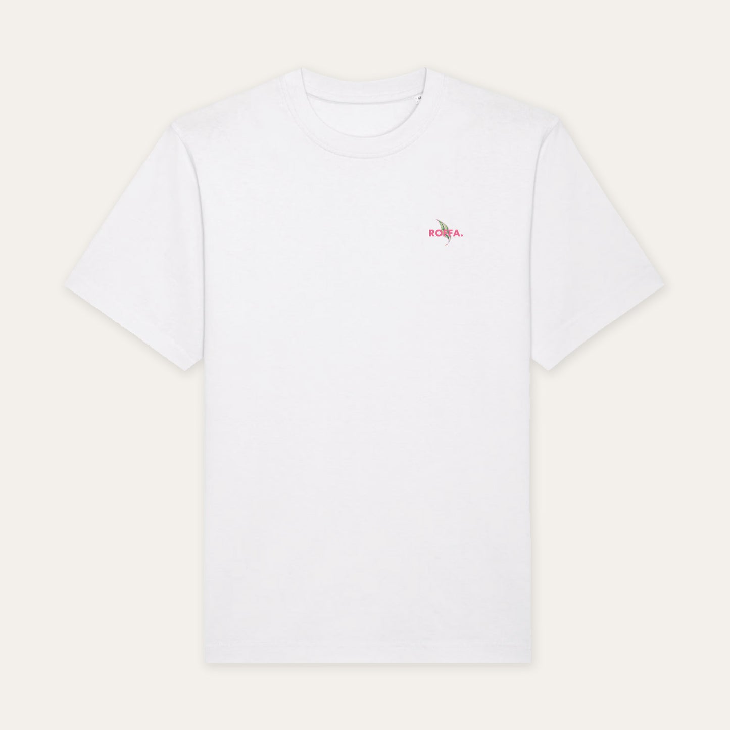 ROFFA. oversized t-shirt wit - City of Growth pink