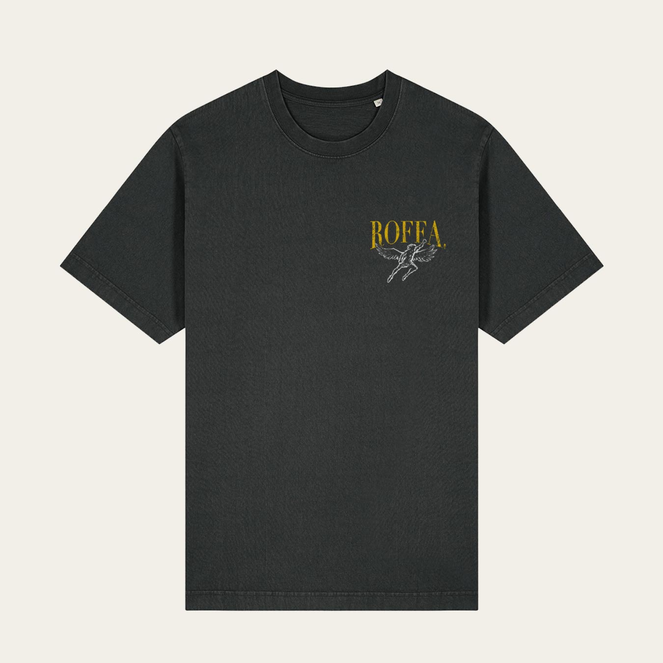 ROFFA. washed oversized t-shirt - Thuishaven - 100% organisch katoen
