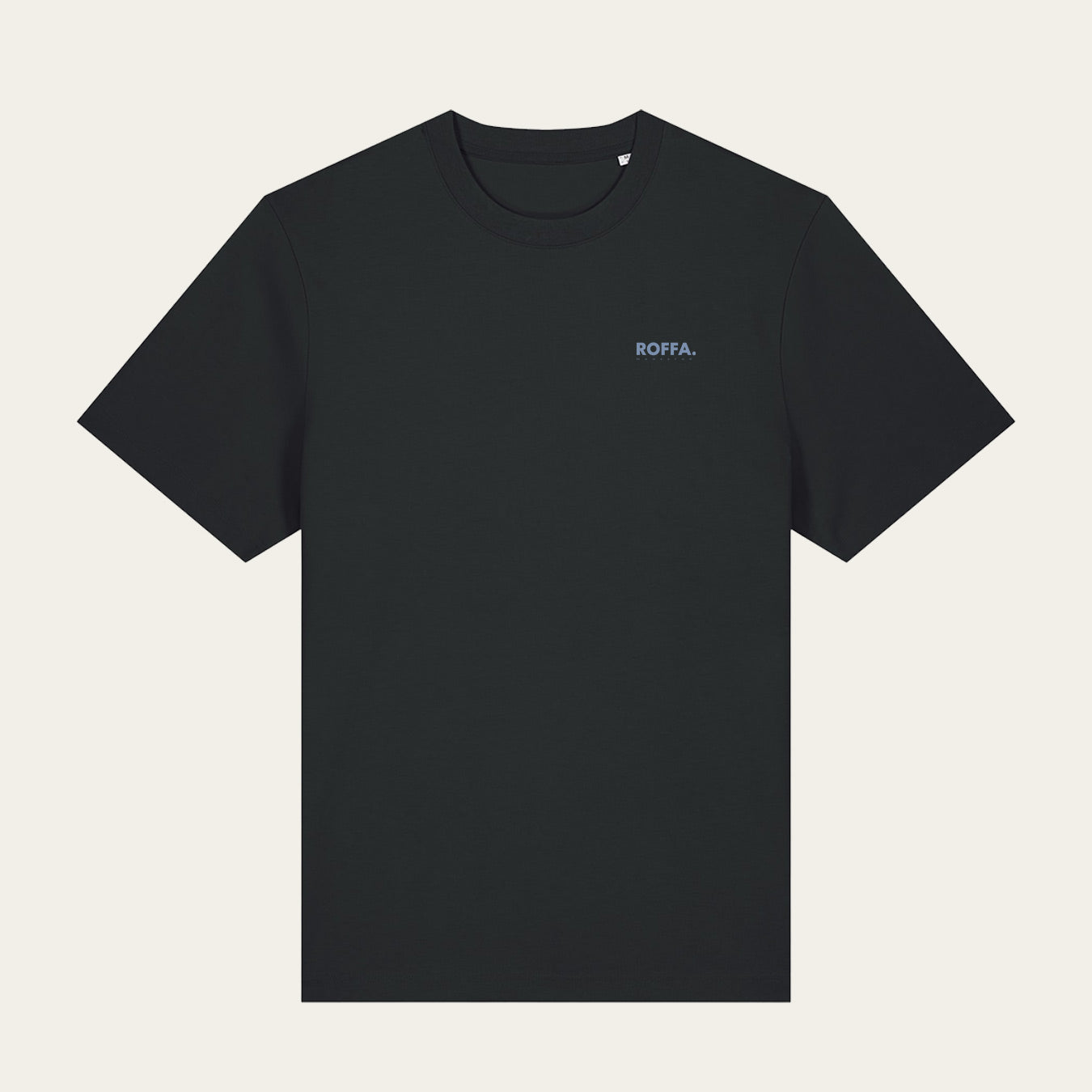 ROFFA. heavy t-shirt oversized - City Blue - 100% organisch katoen