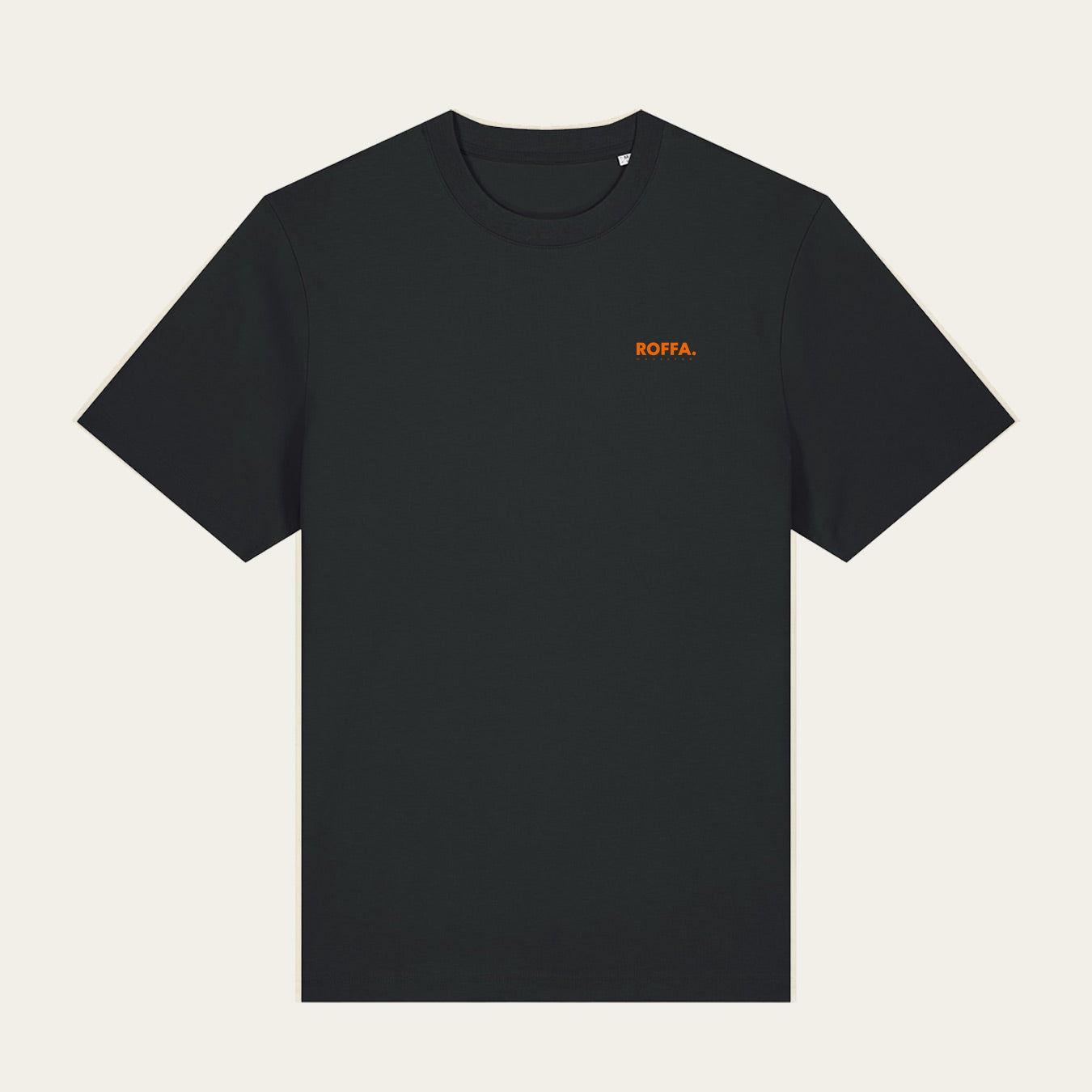 ROFFA. heavy t-shirt oversized - City Orange - 100% organisch katoen