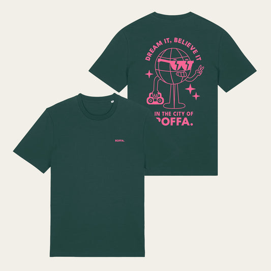 ROFFA. t-shirt regular - Dream it, Believe it - 100% organisch katoen