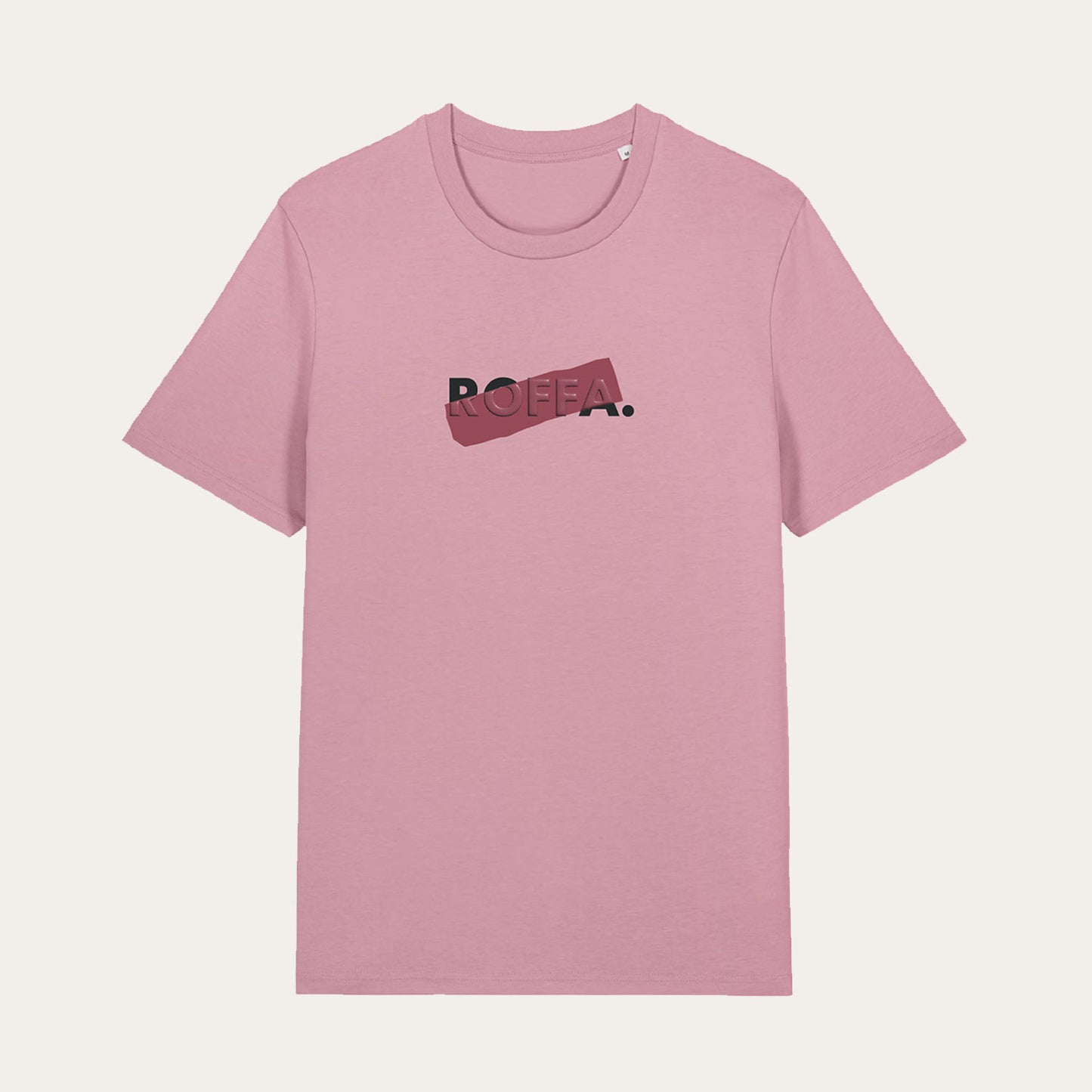 ROFFA. t-shirt regular - Tape - 100% organisch katoen