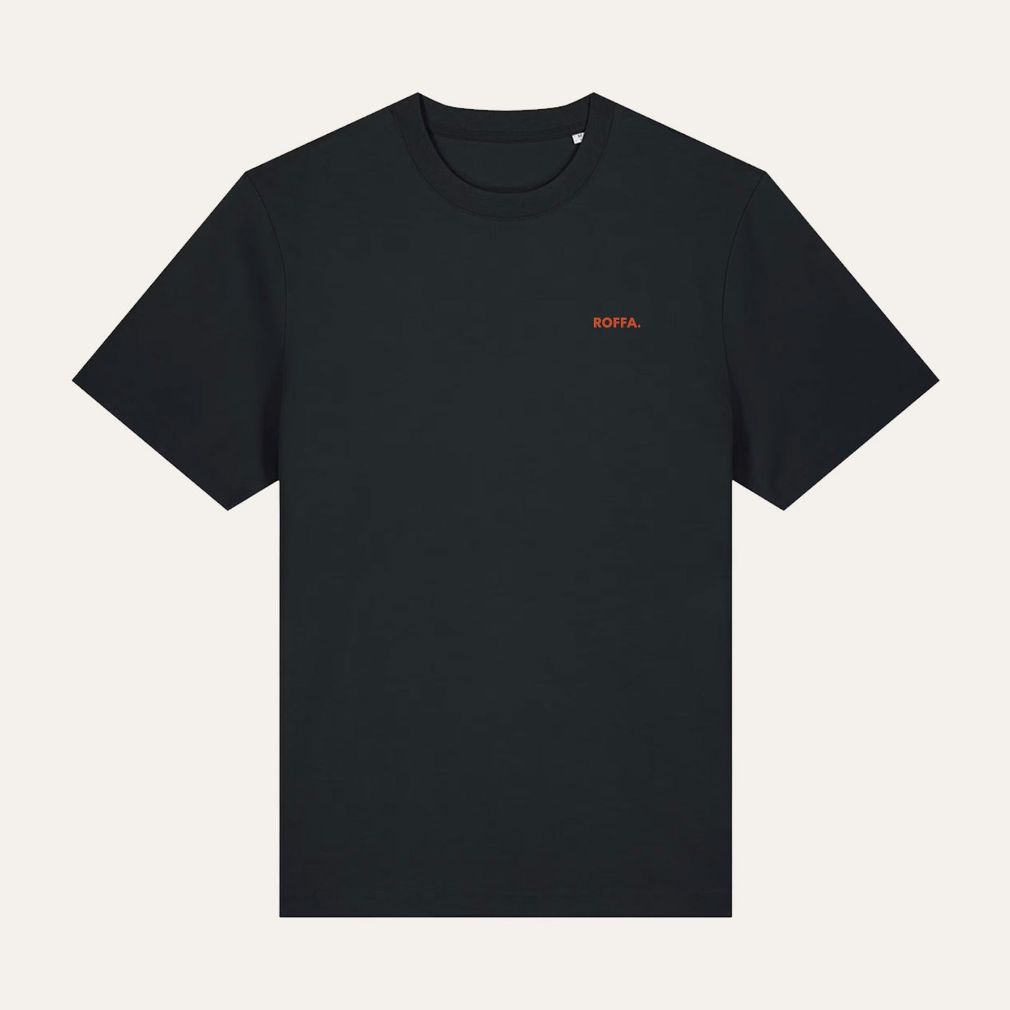 ROFFA. t-shirt comfort zwart - City flowers
