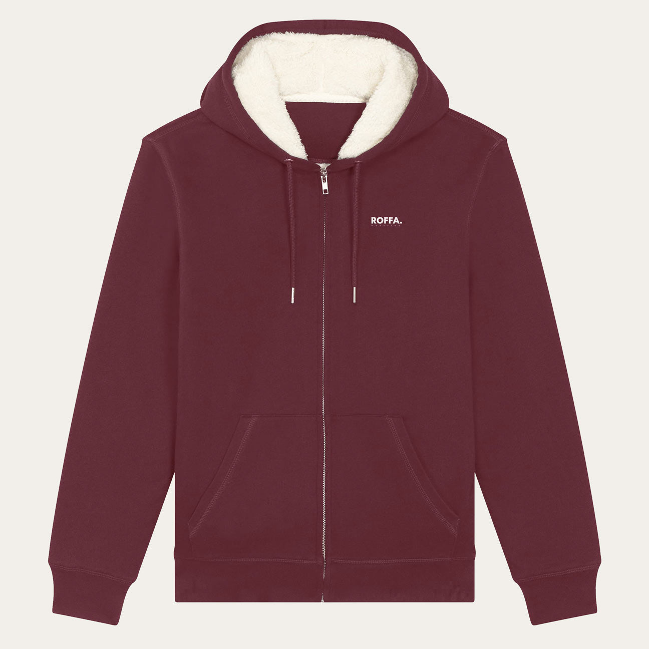 ROFFA. vest met sherpa - organisch katoen