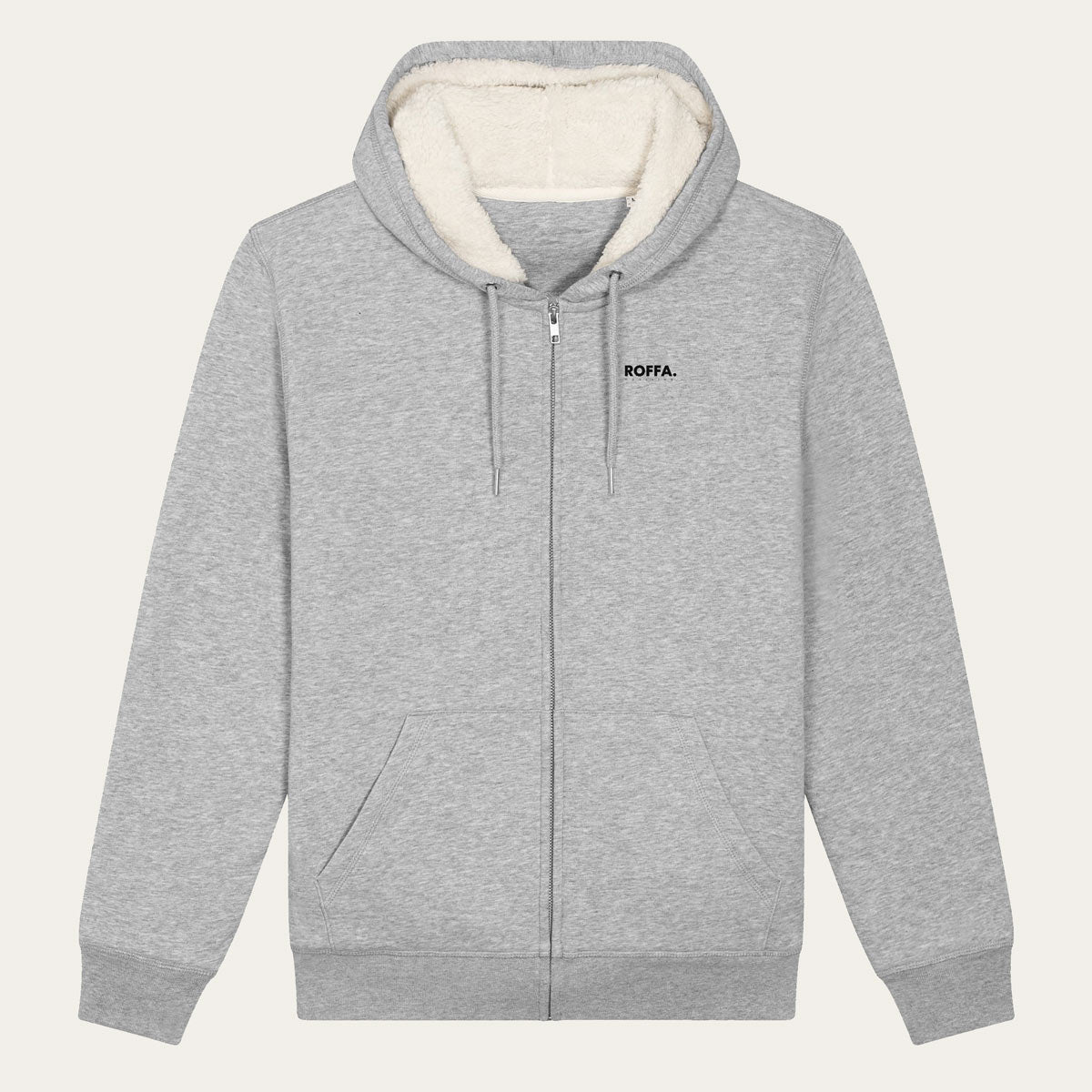 ROFFA. vest met sherpa - organisch katoen