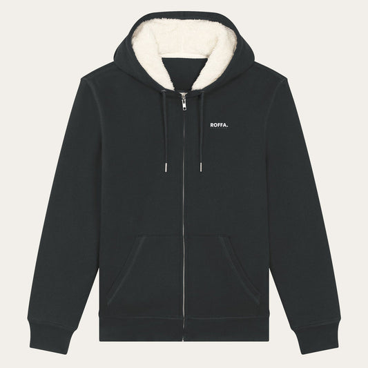 ROFFA. vest met sherpa - organisch katoen