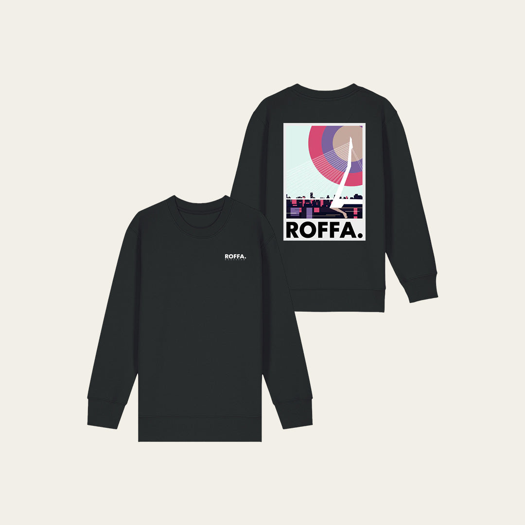 ROFFA. kinder sweater - de Zwaan - 100% organisch katoen