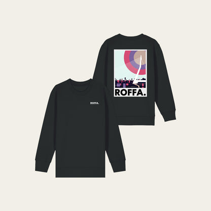 ROFFA. kinder sweater - de Zwaan - 100% organisch katoen