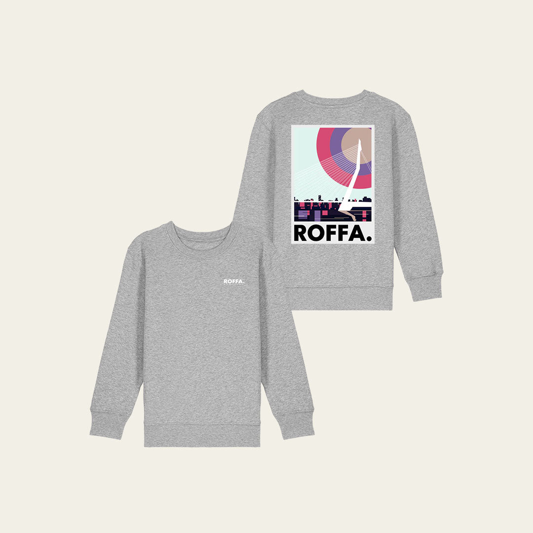 ROFFA. kinder sweater - de Zwaan - 100% organisch katoen