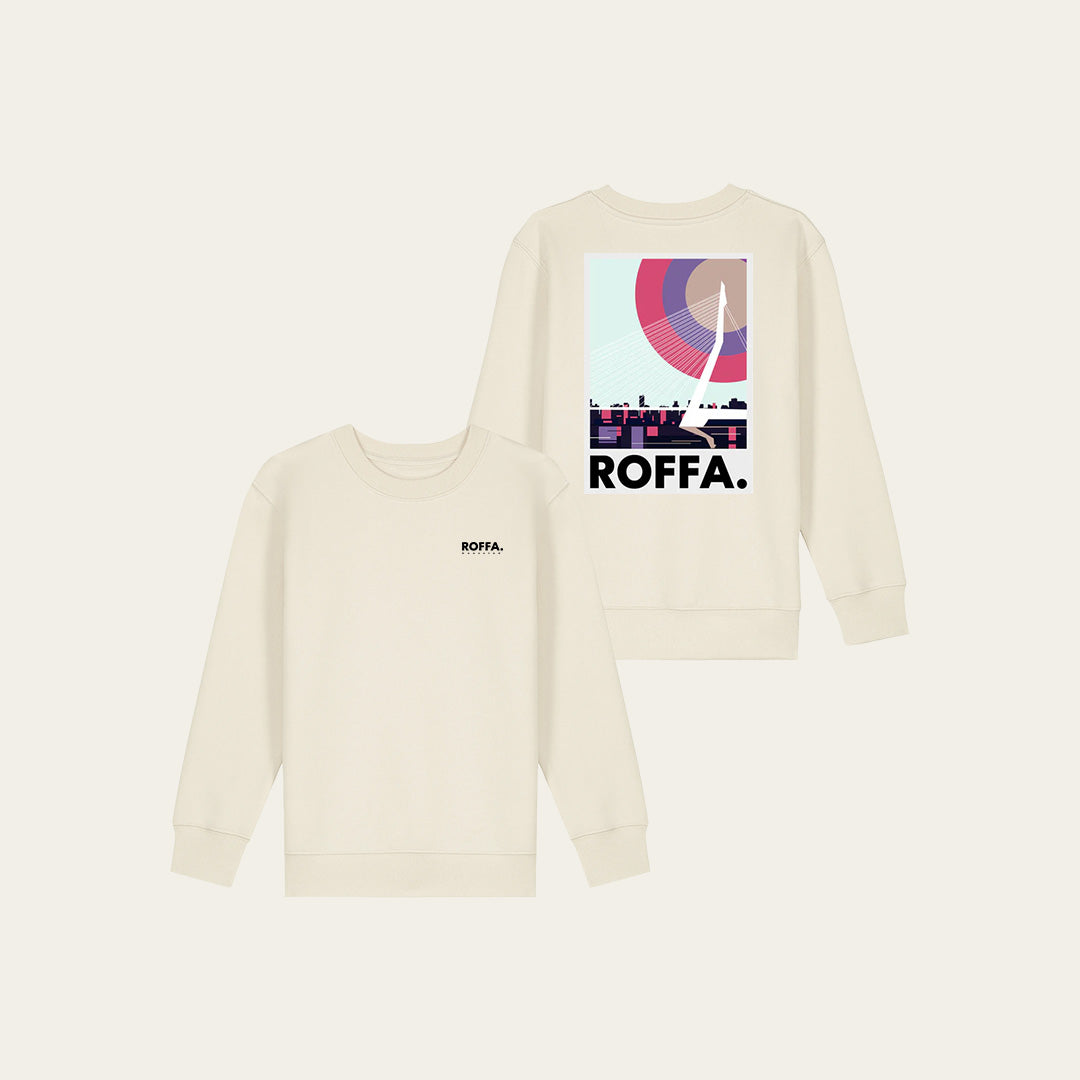 ROFFA. kinder sweater - de Zwaan - 100% organisch katoen