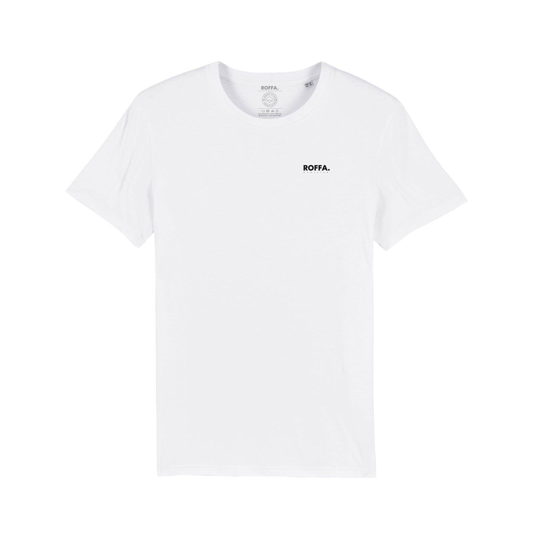 Wit t-shirt met Roffa en rotterdam logo