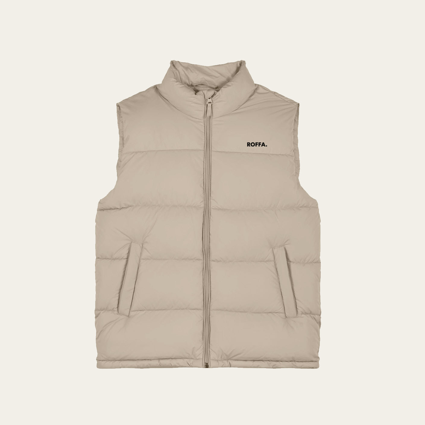 ROFFA. puffer bodywarmer - gerecycled polyester