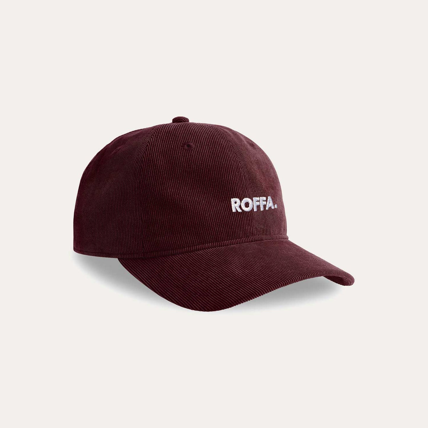 ROFFA. corduroy cap onesize - geborduurd