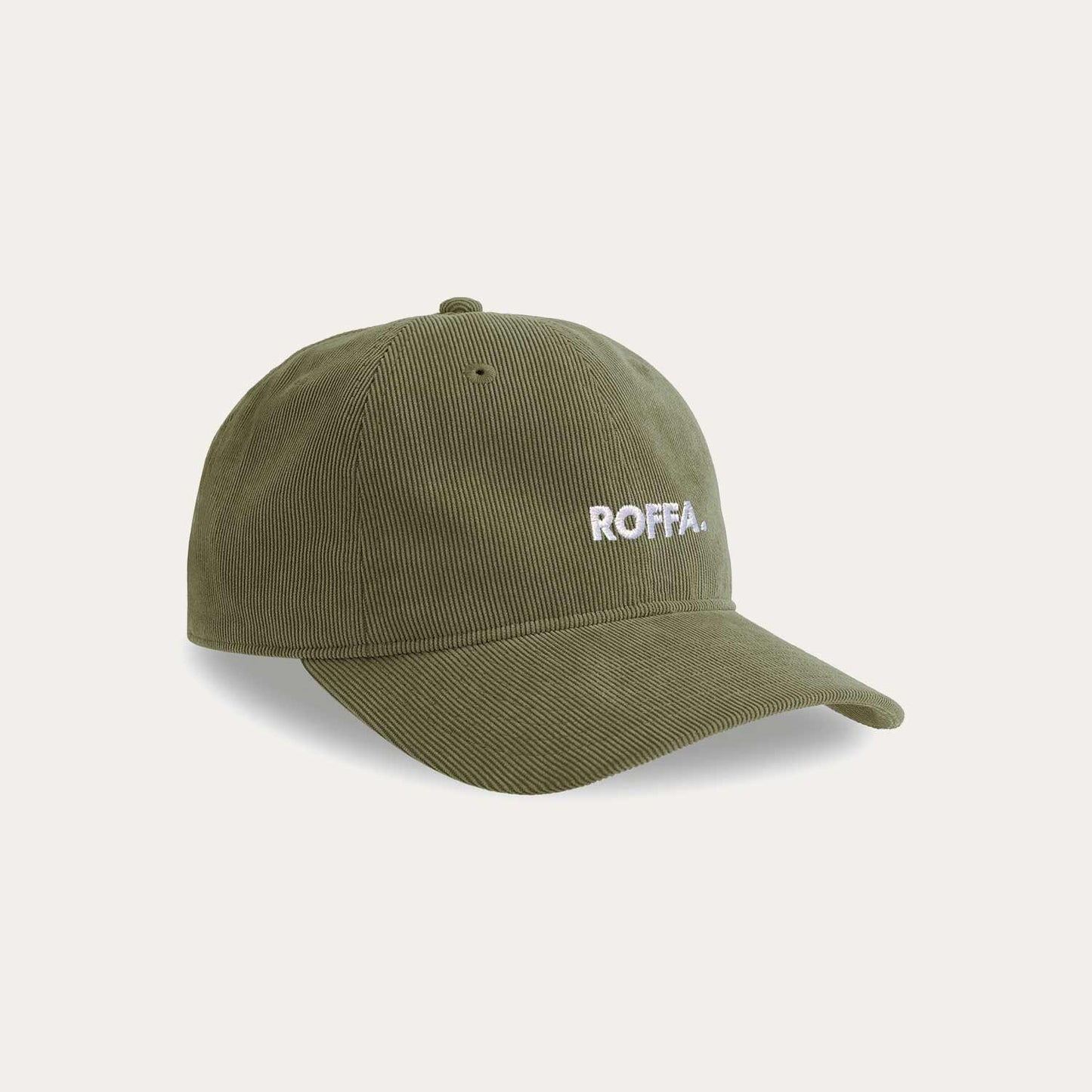 ROFFA. corduroy cap onesize - geborduurd