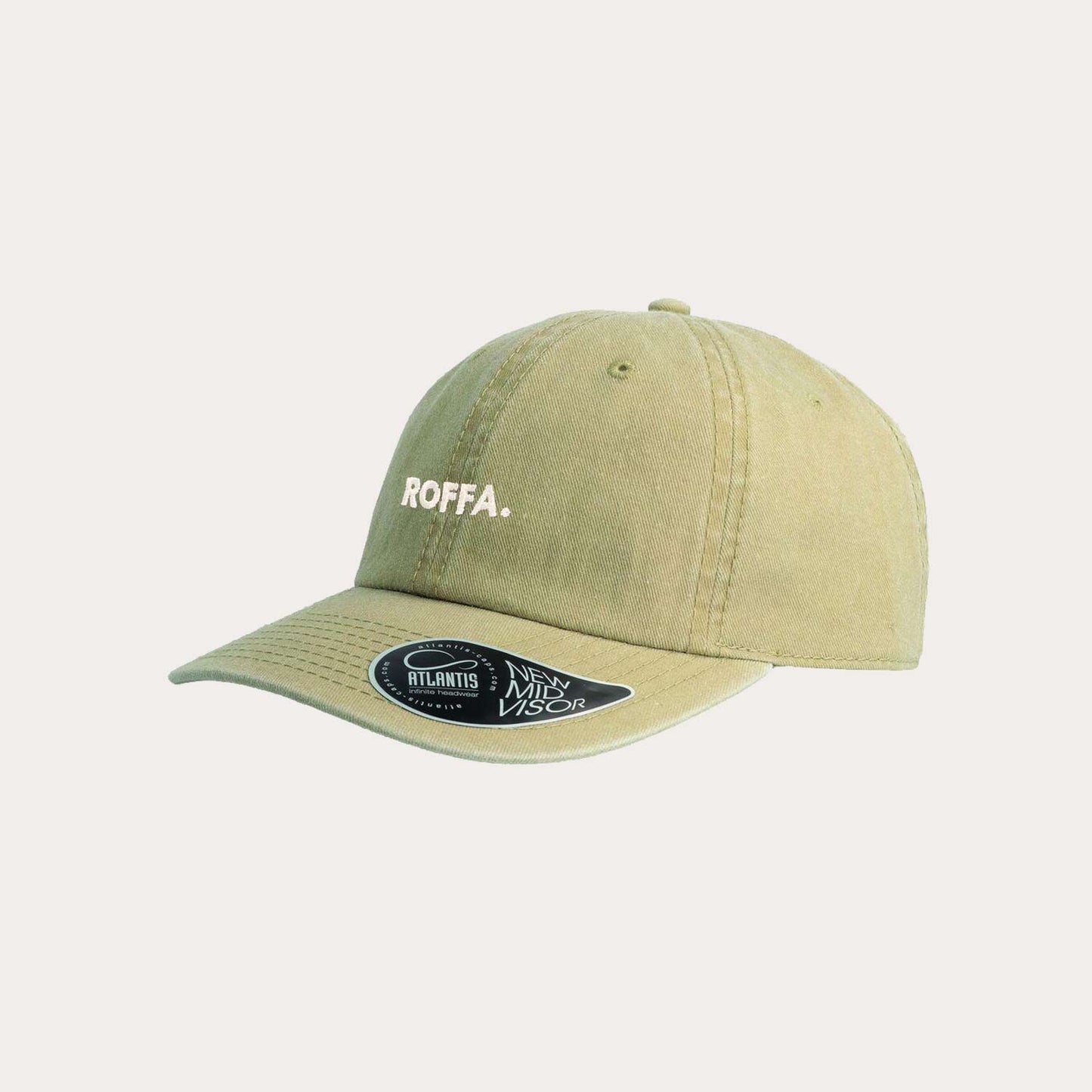 ROFFA. washed cap onesize - geborduurd