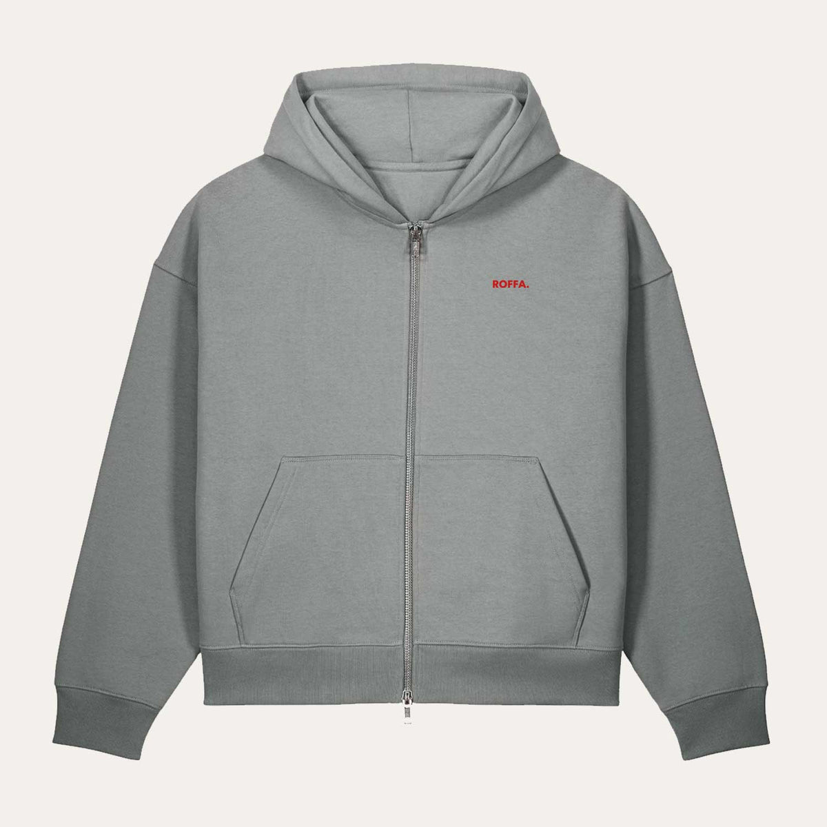 ROFFA. double zip boxy vest - RRRRR