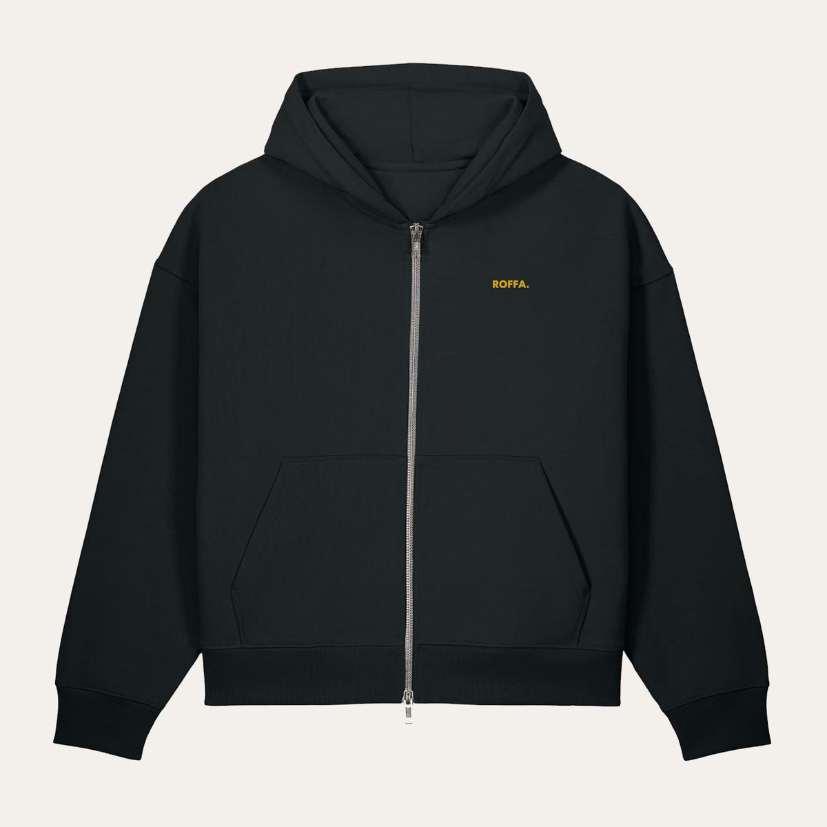 ROFFA. double zip boxy vest - RRRRR