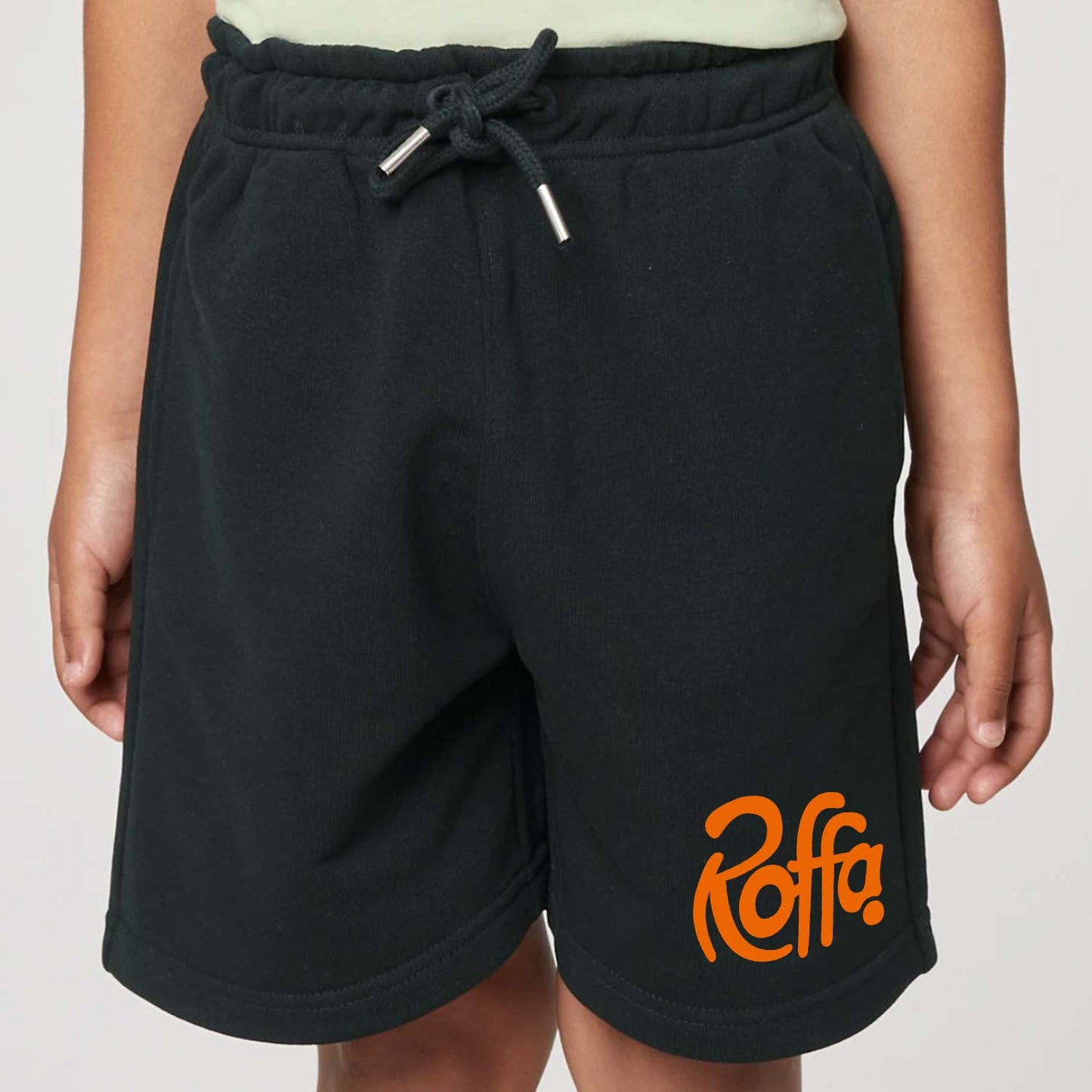 ROFFA. kinder korte broek - City Orange - 100% organisch katoen
