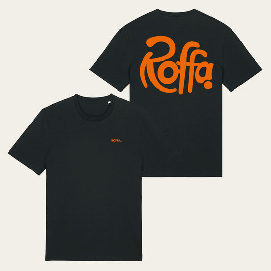 ROFFA. t-shirt regular fit - City Orange - 100% organisch katoen