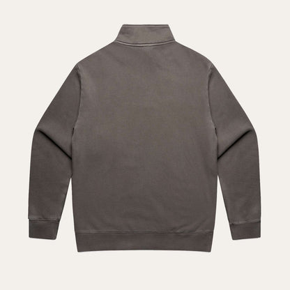 ROFFA. oversized zipped sweater smart - washed bruin