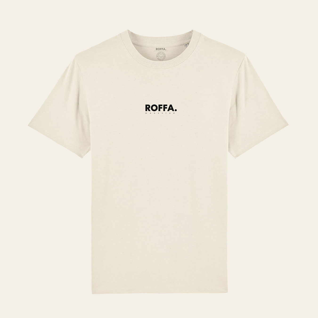 ROFFA. t-shirt regular - 100% organisch katoen - logo groot