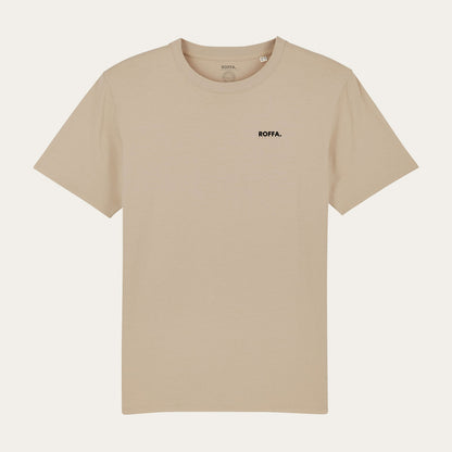 Beige t-shirt met Roffa en Rotterdam logo