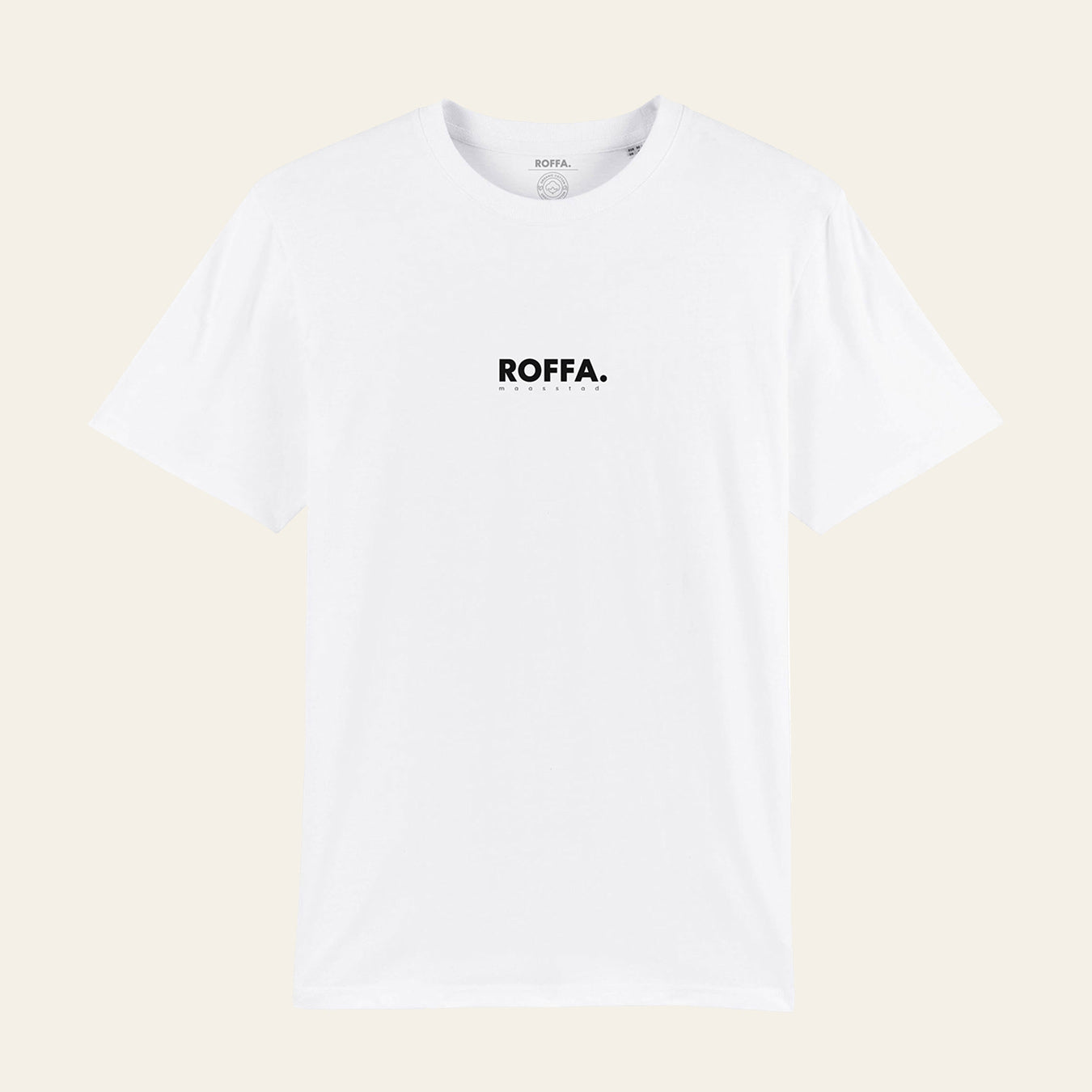ROFFA. t-shirt regular - 100% organisch katoen - logo groot