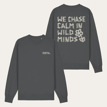 ROFFA. sweater comfort - We chase calm - 100% organisch katoen
