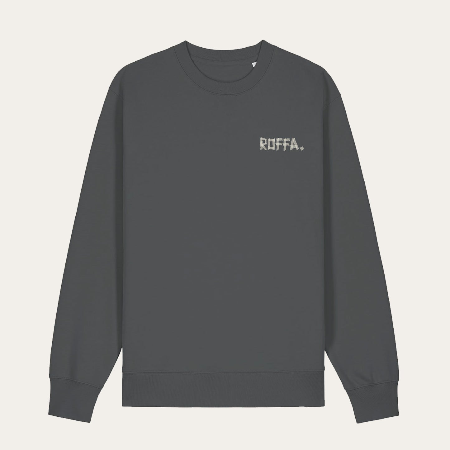 ROFFA. sweater comfort - We chase calm - 100% organisch katoen