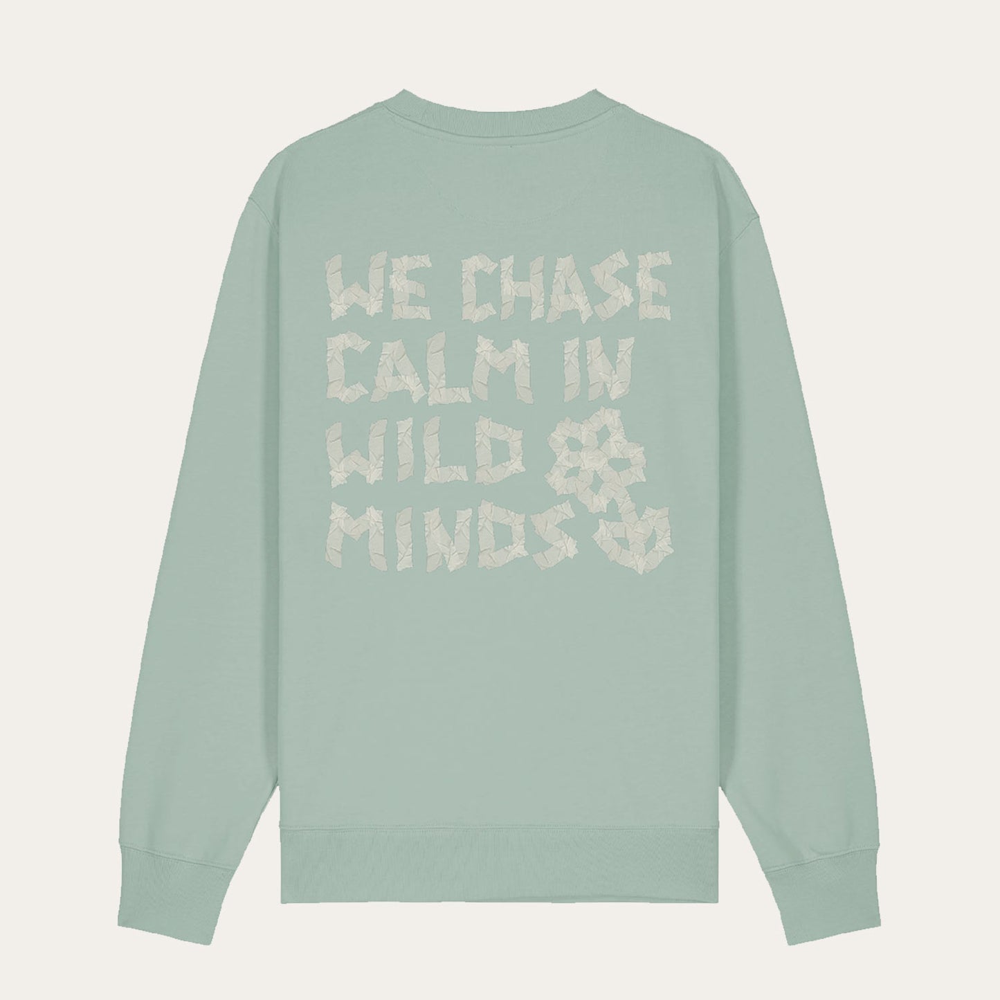 ROFFA. sweater comfort - We chase calm - 100% organisch katoen