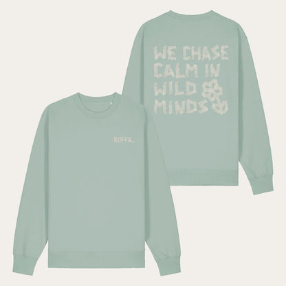 ROFFA. sweater comfort - We chase calm - 100% organisch katoen