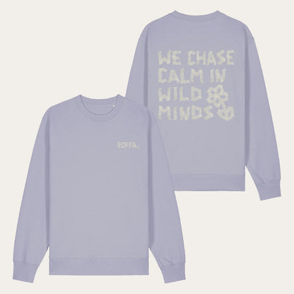 ROFFA. sweater comfort - We chase calm - 100% organisch katoen